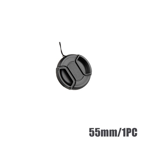49~77mm For Canon Nikon Sony+String Center Pinch Snap-On Front Lens Cap Covers - Picture 14 of 19