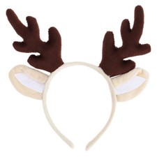 Antlers Headdress Holiday Headband Christmas Antlers Headband Deer Ears Headband