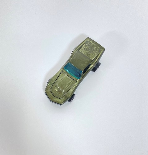 Hot Wheels Vintage Redline OLIVE Custom Corvette 1968 HIGH GRADE NEAR MINT - Imagen 11 de 12