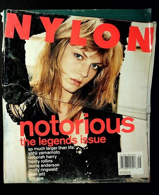NOVA　sep2001 Angela　Lindval Nylon Fashion Magazine September 2001, Angela Lindvall Cover
