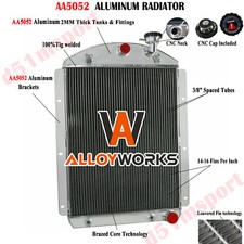 4 Rows Aluminum Radiator For 1941-1946 42 43 Chevy Pickup Truck V8 Small Block 4 Rows Aluminum Radiator For 1941-1946 42 43 Chevy Pickup Truck V8 Small Block