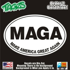 Maga Trump 2024 Diecut Vinyl Window Decal Sticker Car Truck Suv Jdm