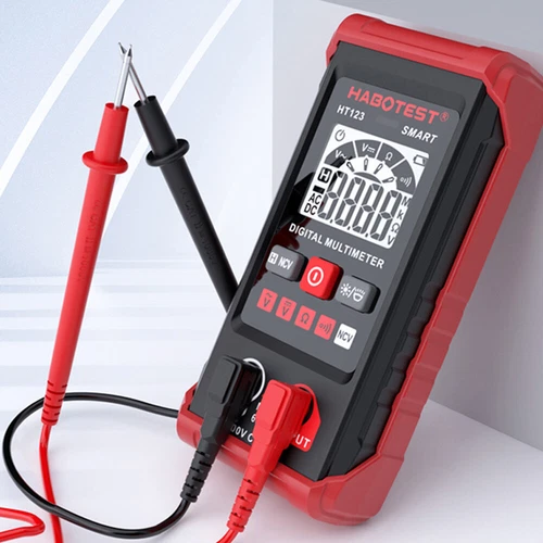 HABOTEST HT123 Digital Multimeter Smart Meter Tester Meter leads Volt AC/DC Ohm - Bild 4 von 12