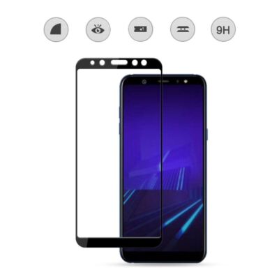 2x Schutzglas für Samsung A6 A7 A8 A9 2018 Schutzfolie Displayglas Echt Glas 9H 