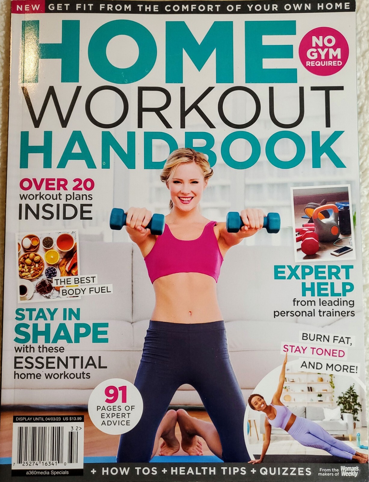 HOME WORKOUT Handbook 2023 ☆ NO GYM REQUIRED ☆ Over 20 Plans ☆ STAY IN SHAPE