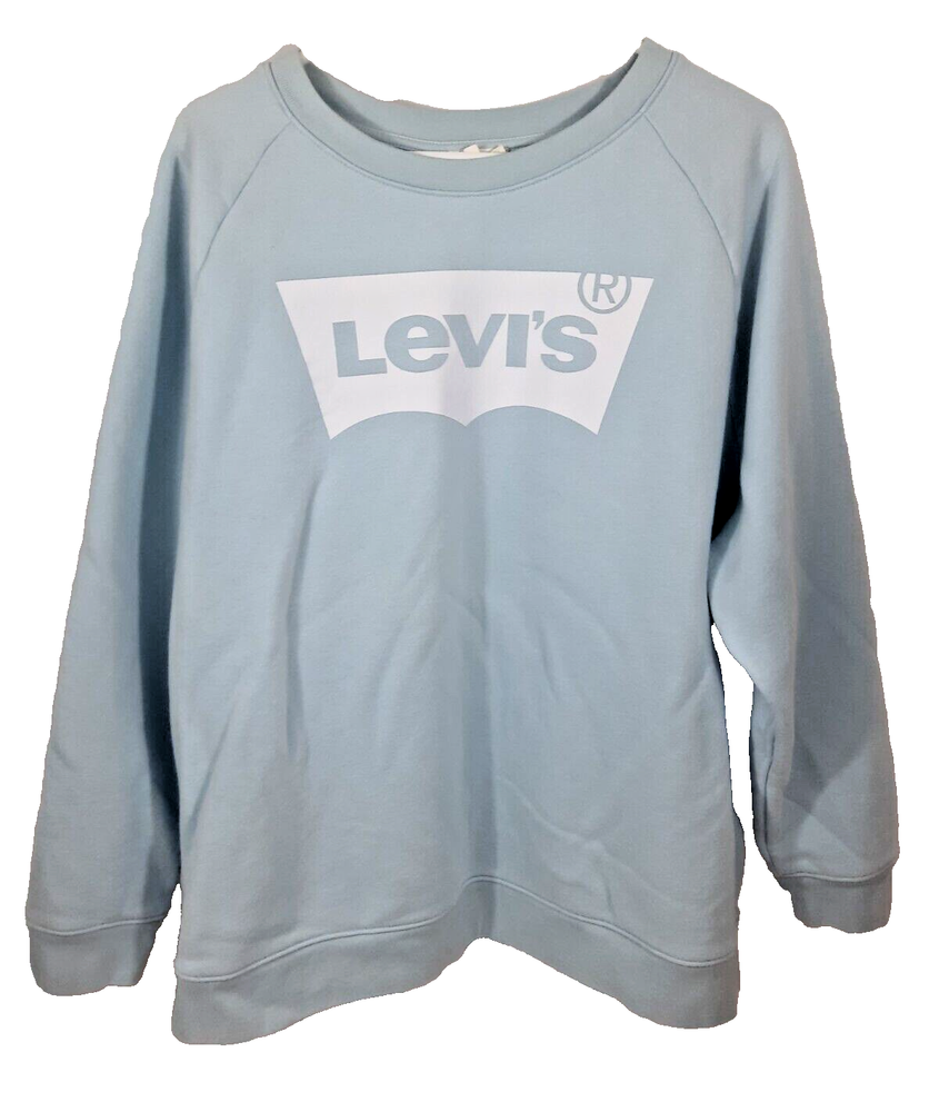 Womens Levi's Sweatshirt Light Blue 3X