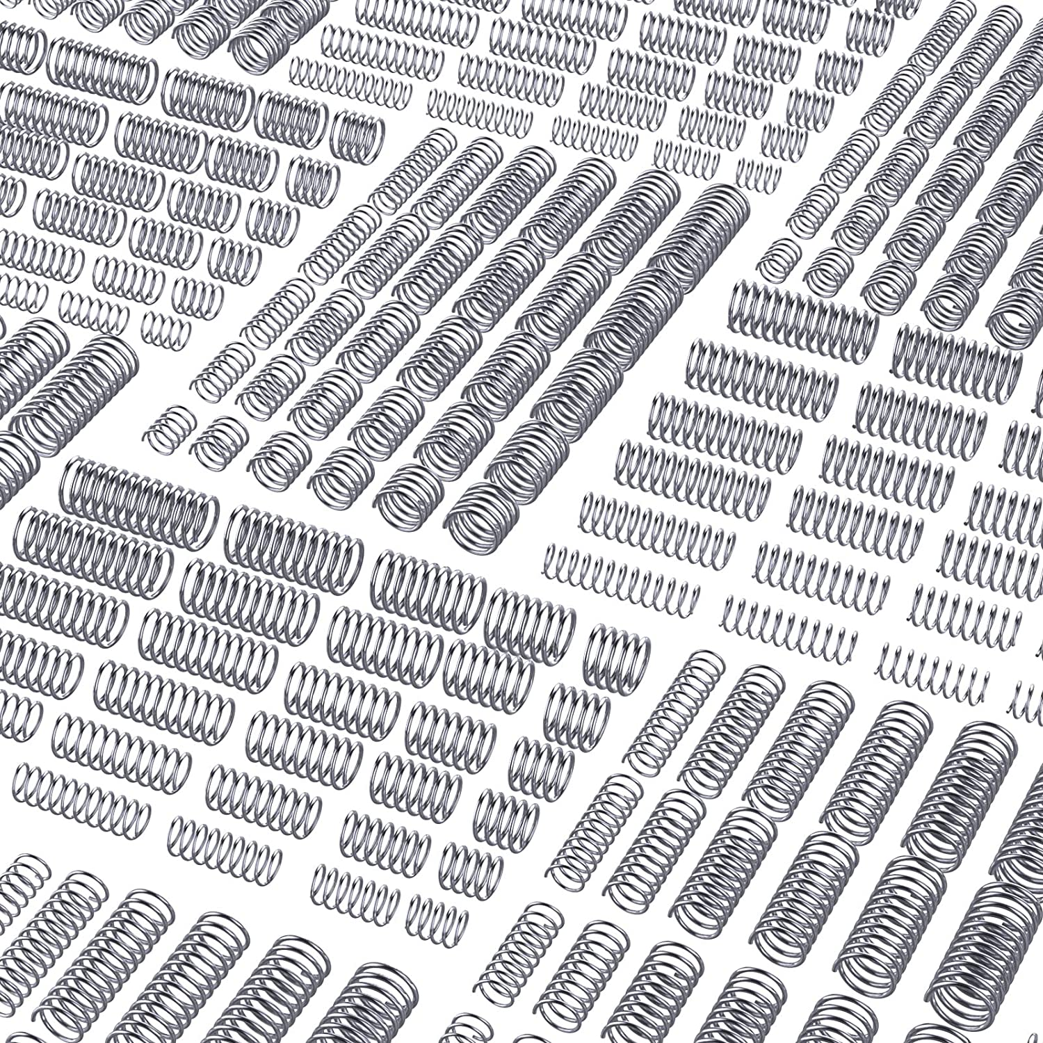 300 Pcs Stainless Steel Compression Spring Assortment Kit for DIY Repair and Projects