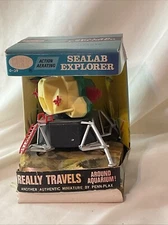 VTG Sealab Explorer Pen Plaxx Action Aerating Aquarium Submersible W/box Rare