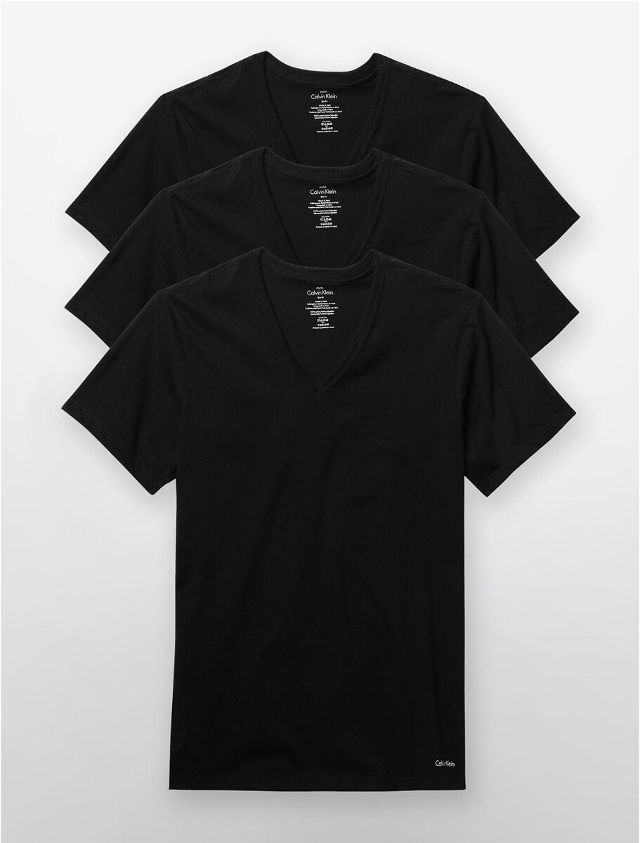 Magnético Muslo Nominal New 3 Pack CLASSIC FIT Calvin Klein Mens V Neck Crew Neck T Shirt Tee | eBay Magnético Muslo Nominal New 3 Pack CLASSIC FIT Calvin Klein Mens V Neck Crew Neck T Shirt Tee | eBay