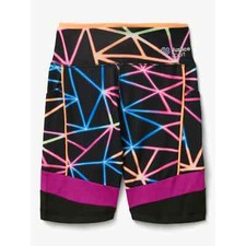 Justice Girl's J-Sport Print Blocked Bike Short, Sizes M 10 NEW