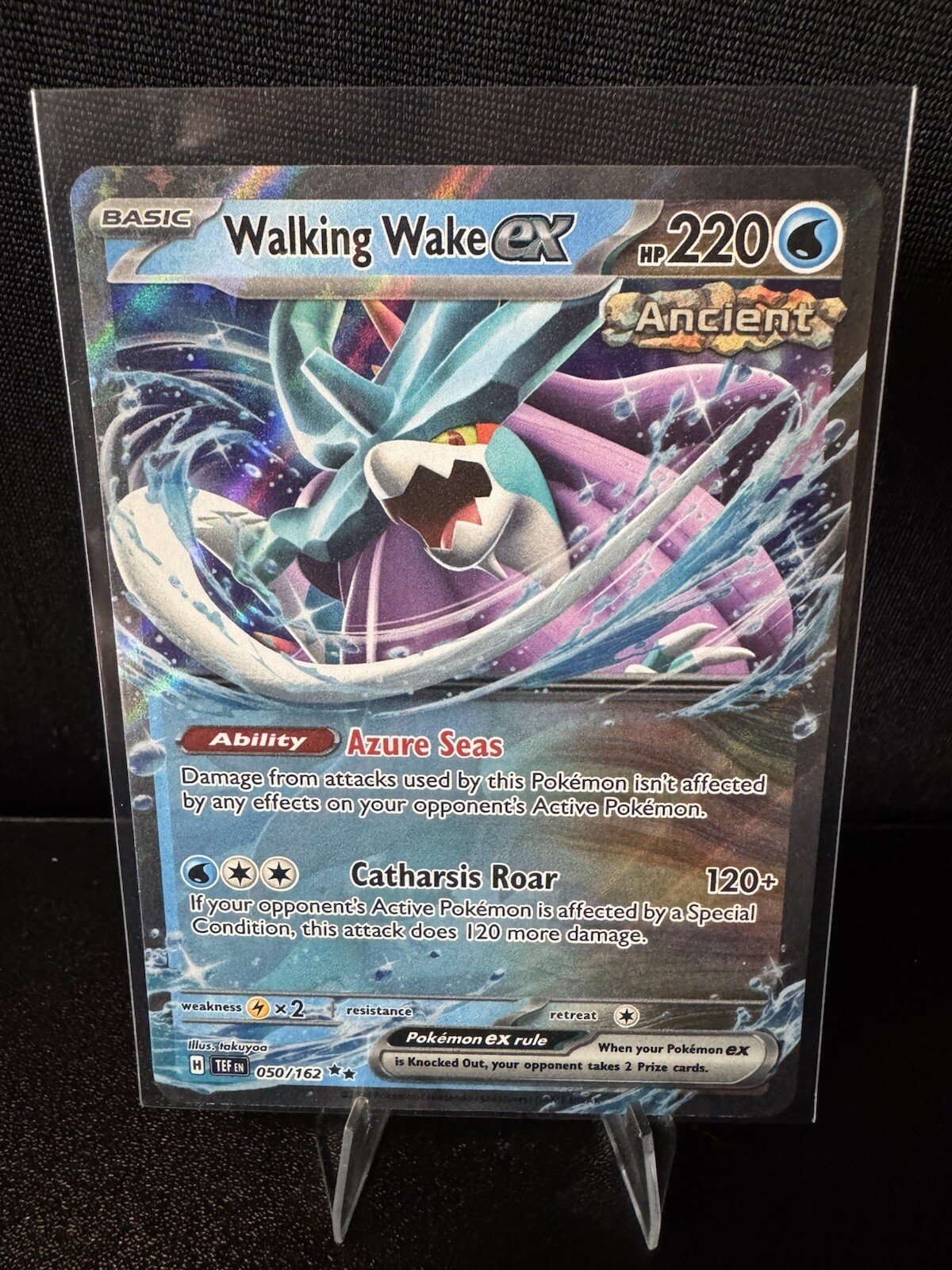 Walking Wake ex 50 /162 Pokémon Scarlet & Violet Temporal Forces Double Rare
