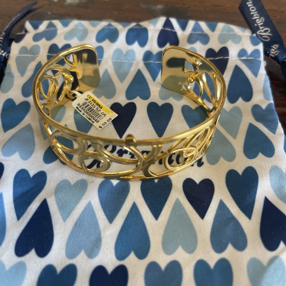 BRIGHTON CUFF Vienna Gold NUEVO CON ETIQUETA VENTA AL POR MENOR $53 Foto 3 de 4