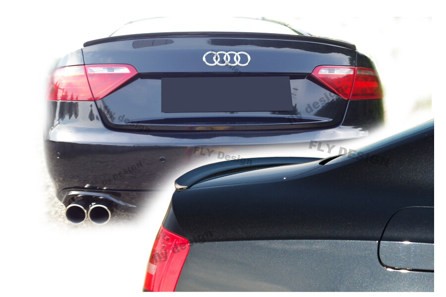 For A5 Spoiler Rear Spoiler Lip Abrisskate Becquet Rims S5 RS5 Tuning Trunk L