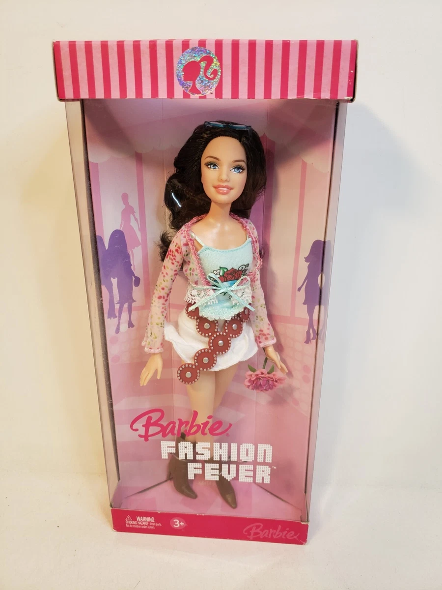 RARE RAQUELLE FASHION FEVER BARBIE DOLL 2006 MATTEL K8416 NRFB