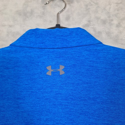 Under Armour Polo Hombre XL Azul Geométrico Golf Elástico - Imagen 7 de 8