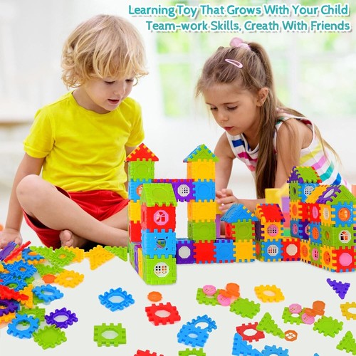 Jumbo Building Blocks for Toddlers 180 Pieces Years Large Stackable Plastic - Picture 5 of 9