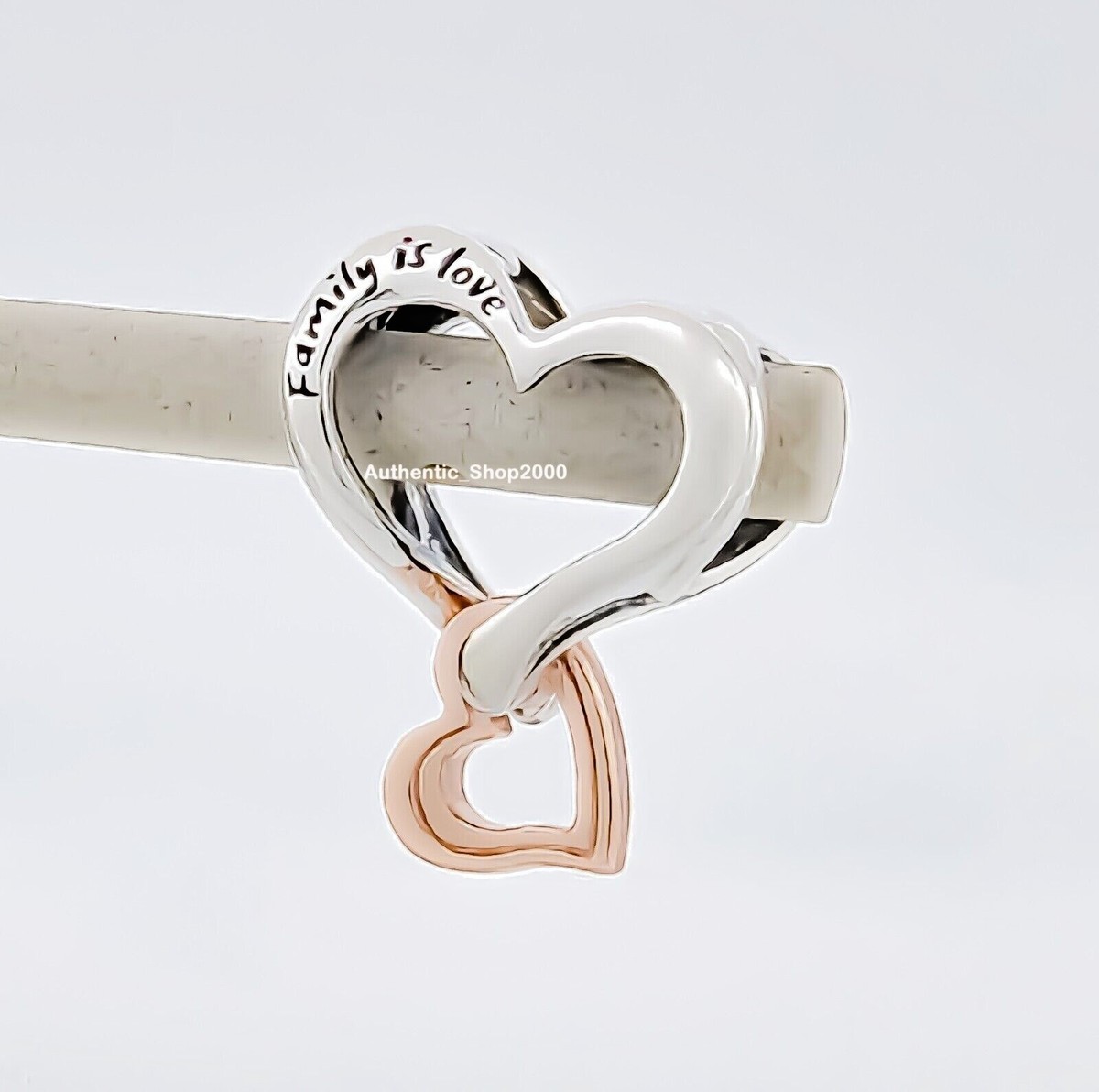 ♡クリフォード♡ページ New 100% Auth PANDORA Family is Love Openwork Infinity Heart Charm