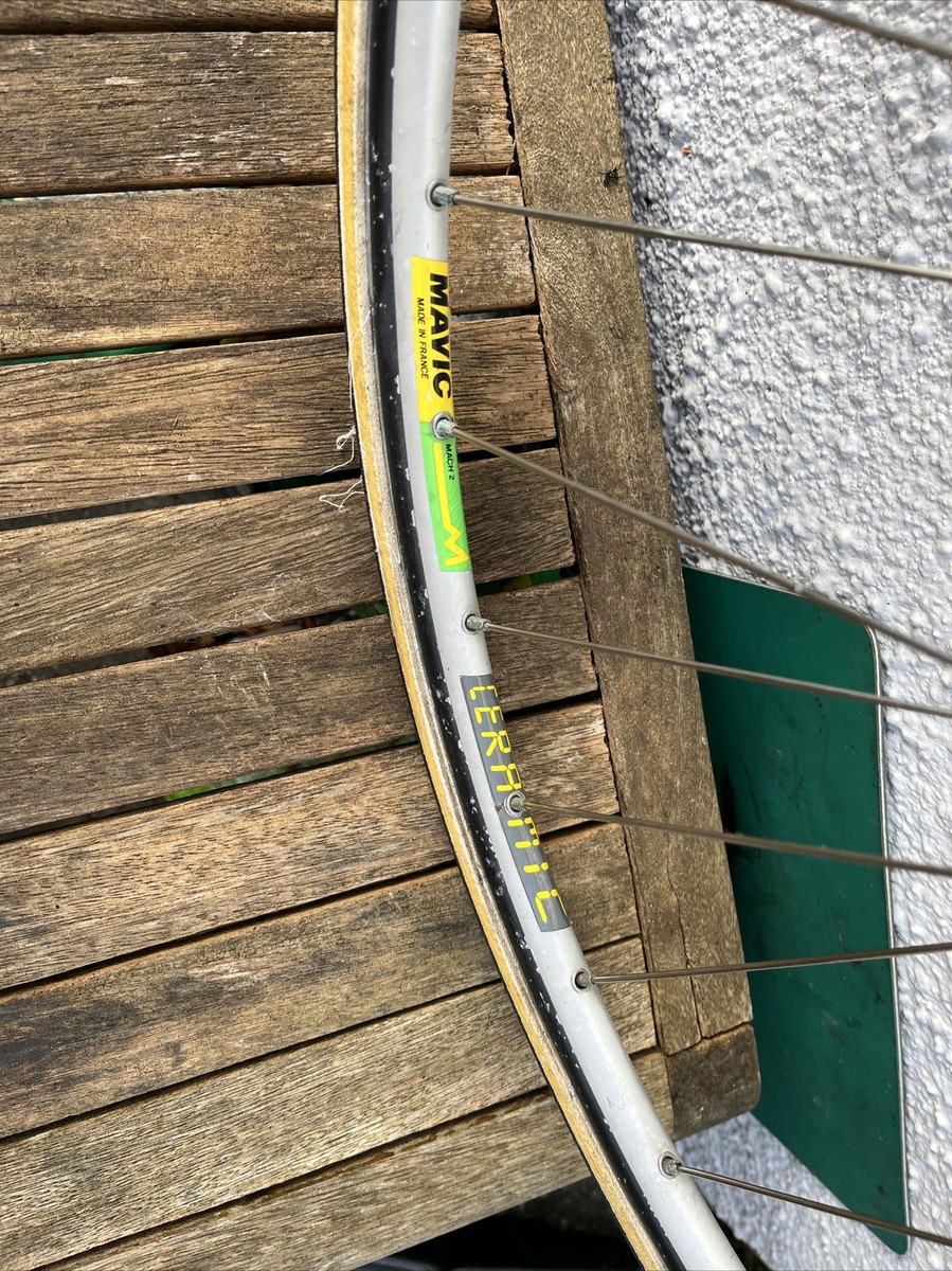 Mavic Mach2cd2 tubular rim　Duraace hub Mavic Mach 2 CD 2 Tubular Rim NOS