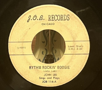 JOHN LEE ''RYTHM ROCKIN' BOOGIE'' J.O.B. RECORDS 114 MEGA RARE BLUES MASTERPIECE