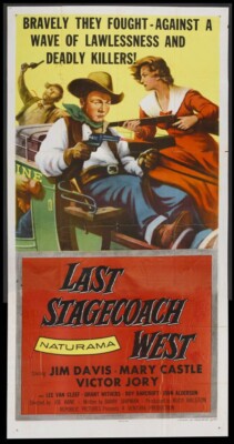 LAST STAGECOACH WEST 1957 WESTERN ACTION ON DVDR JIM DAVIS STARS