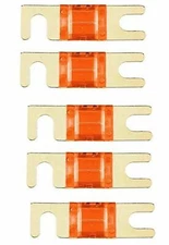 IMC Audio 40 Amp Mini ANL Fuse Gold for Car Audio Auto Marine Audio 5 Pack