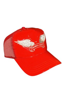 ROBINS JEAN PATENT LEATHER CAP RED NWOT | eBay display picture 1