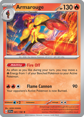 armarouge pokemon card price - 203/198 - Scarlet & Violet - Illustrator Rare this Pokemon ex can up its defensive or offensive capabilities as it scorches its way through battles Armarouge ex 2023 Scarlet &