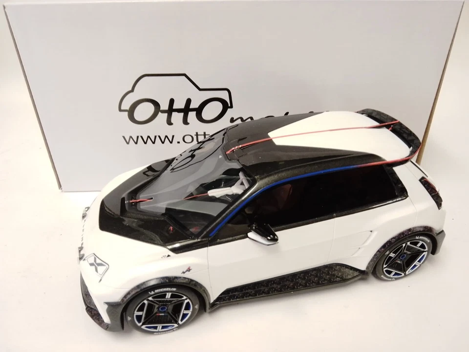 Ottomobile Alpine A290 white 2023 1/18 OT468 - Immagine 4 di 4