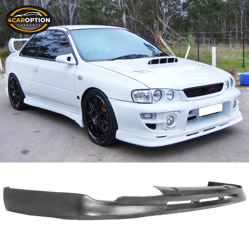 Fits 02-03 Impreza WRX STI 4Dr P1 Style Front Bumper Lip Spoiler