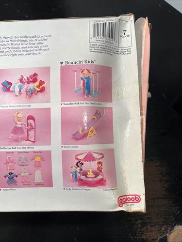 Galoob Bouncin’ Ponies Purple Walkin’ Pony & Her Carriage Walking Pony NIB #3454 - Picture 13 of 20