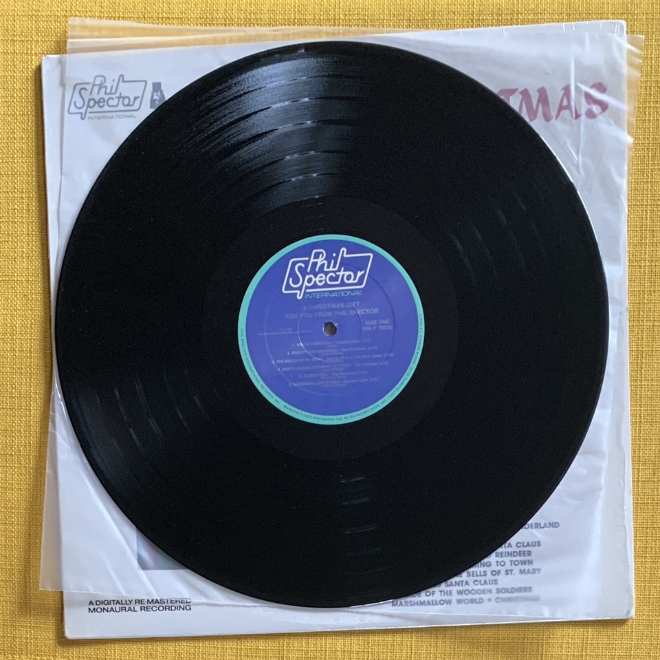 PHIL SPECTOR *A CHRISTMAS GIFT FOR YOU* Crystals 70235 LP