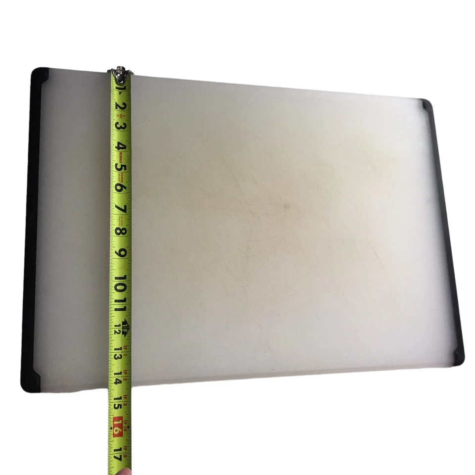 Tabla de tallar grande gigante, blanca/clara/negra, OXO 21" x 14" buenos agarres Foto 3 de 4