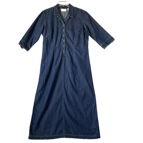 NWT (2) Liz Claiborne blue denim-look lightweight shirt dress Size S  (Small) | eBay