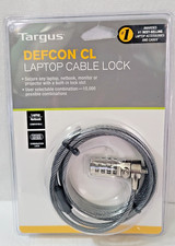Targus Defcon CL Laptop Computer Security Cable Lock Combination