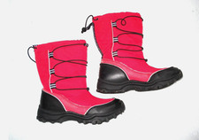 LANDS' END Red 4 WATERPROOF INSULATED SNOW BOOTS Shoes Unisex Boy Girl