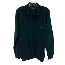 Men Size Large Guiliano Tricot Vintage 1980s Italian Wool Blend Pullover Sweater