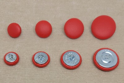 Terra Lissabon Vinyl Loop Back Polster Knöpfe 15 mm, 19 mm, 23 mm oder 28 mm