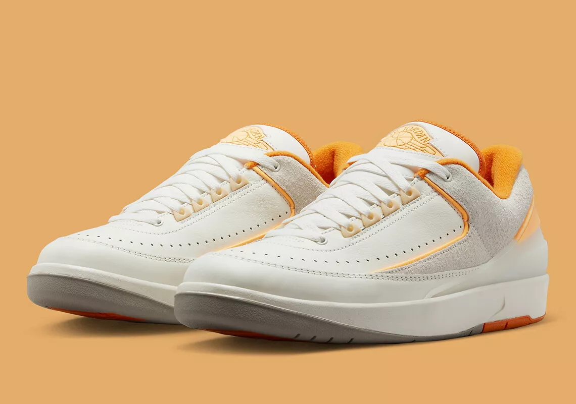 Nike Air Jordan 2 Retro Low Melon Tint Sail Curry DV9956-118 sz