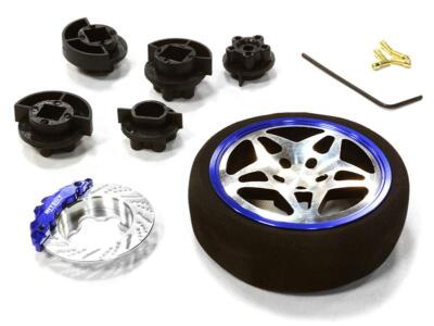 Lot De 2 Volants 5 Branches Pour Voiture Radio-commandée - Compatible HPI, Futaba, Airtronics...