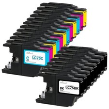 LC75 LC-65 for Brother Ink Cartridges fits MFC J280W J425W J430W J435W J625D Lot