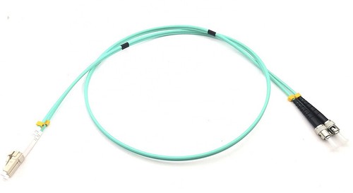 LC to ST MULTIMODE OM4 50/125 FIBER OPTIC PATCH CABLE 1m to 20m - Picture 3 of 4