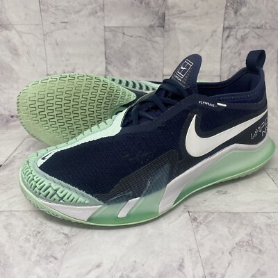 Nike Court React Vapor Womens Sz 8.5 NXT Hard Court Tennis Shoes Blue CV0742-102