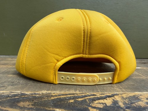 Cappello/Snapback Vintage London Monarchs Schiuma - Giallo - 1991 Wembley - Burgess Hats - Foto 4 di 11