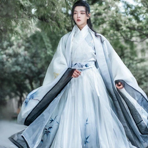 Männer Drachen Muster Kleidung chinesischer Stil traditionelles Hanfu altes Kostüm - Bild 17 von 33