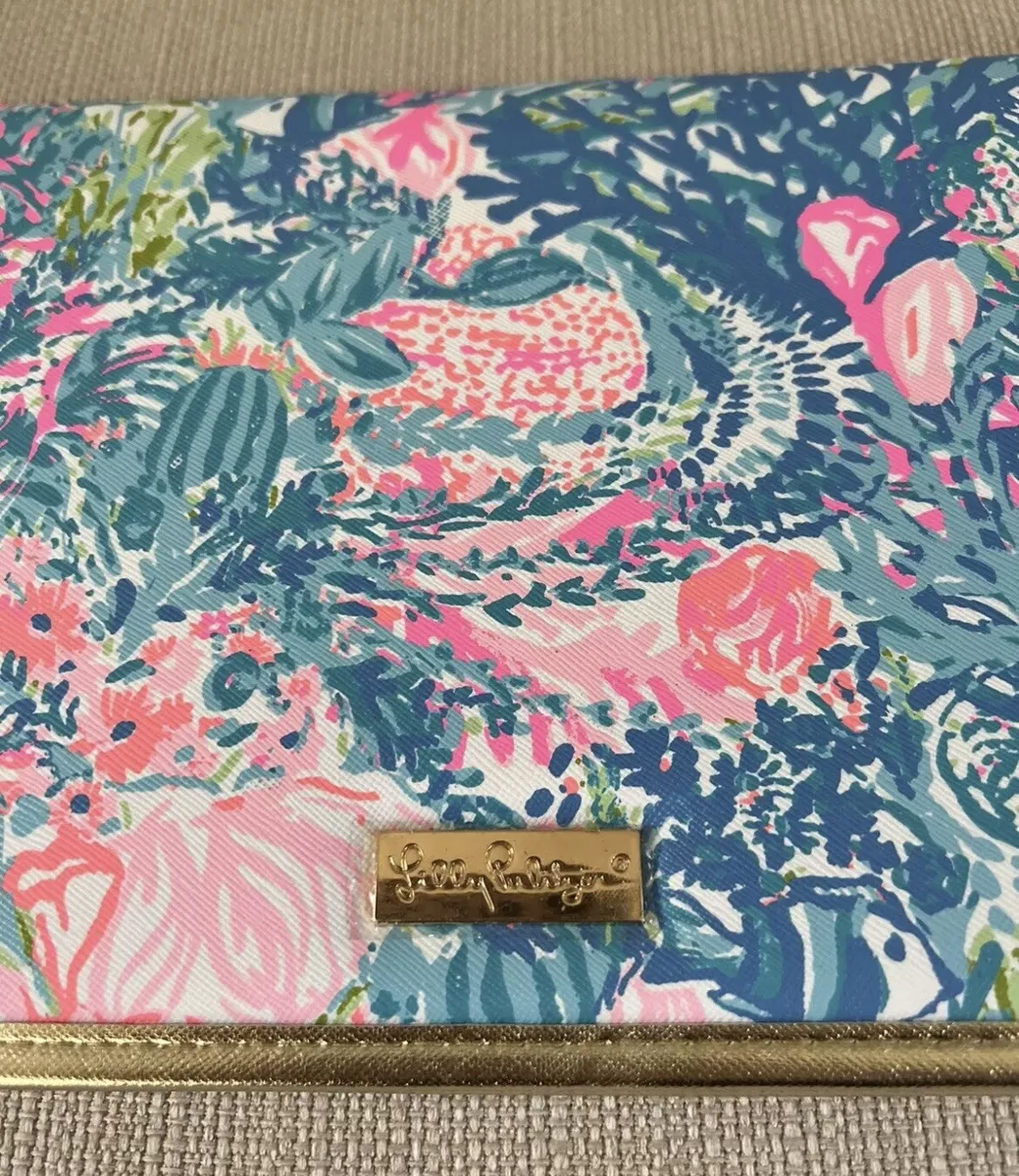 LILLY PULITZER Large Bifold Travel Organizer Clutch Wallet in