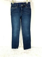 Levis Jeans Slim Straight size 12 Girls Adjustable Waist Blue Denim