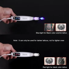 Light Picosecond Laser Tattoo Removal Pen Mole Dark Spot Remover tool Red/Blue