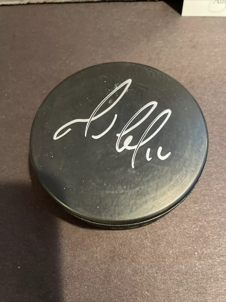 Mario lemieux autographed puck sales