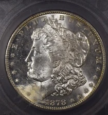 1878-S "Vam 2 Broken R" Morgan Silver Dollar "CH BU" *Free S/H After 1st Item*