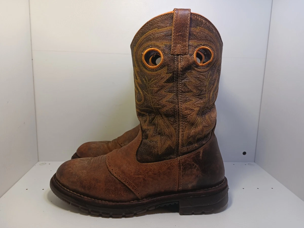 Rocky Original Ride FLX Waterproof Brown Western Boot US Size 12.M
